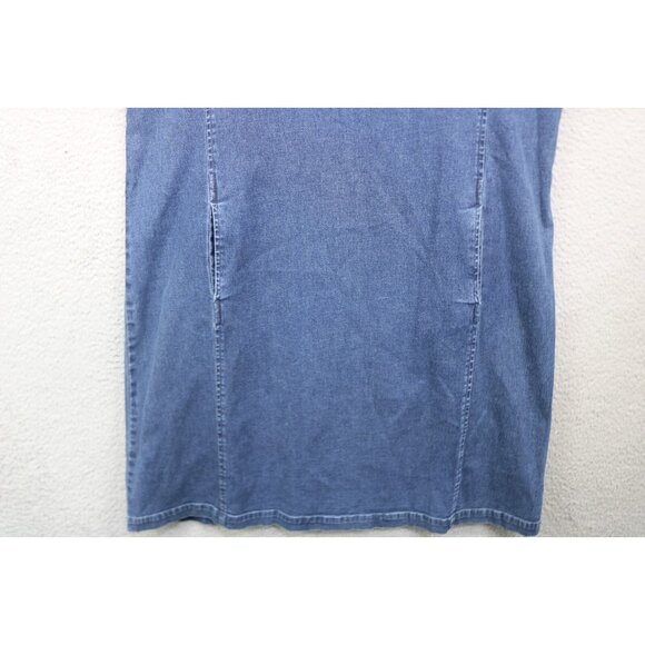 Bob Mackie Wearable Art Embroidered Strap Dress-XL-Pockets-Nautical-Art to Wear - Picture 2 of 11